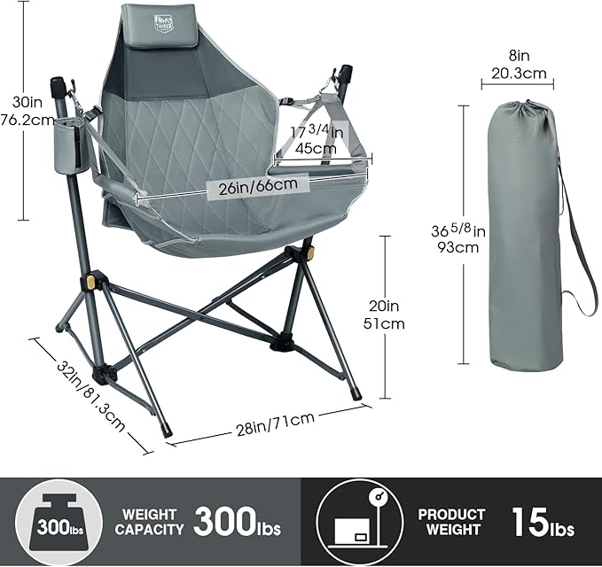 Timber Ridge Hammock Camping Chair - Image 3