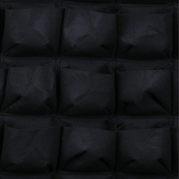 Ogrmar 64 Pockets Vertical Wall Garden Planter Plant Grow Bag - Image 6
