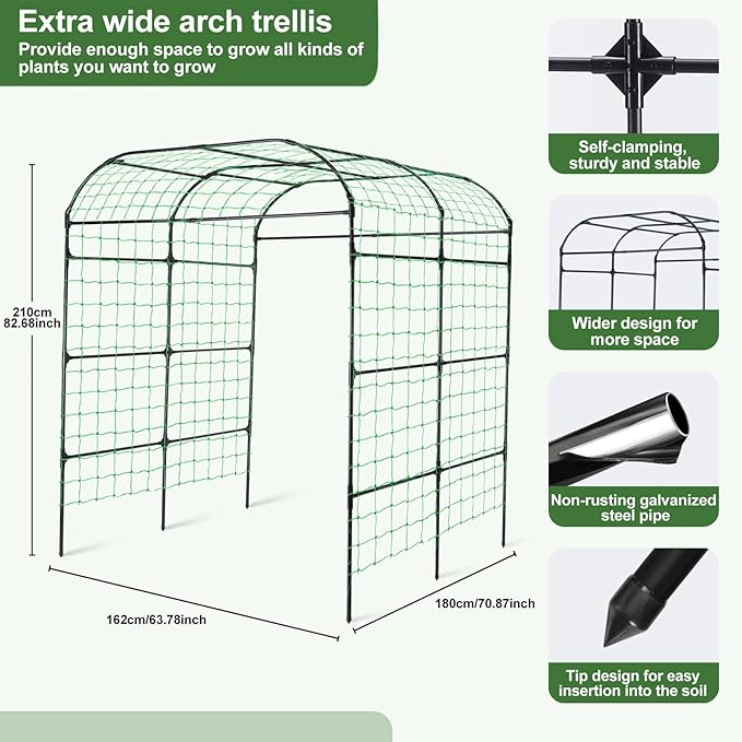 Lalahoni Large Garden Trellis Arch - Image 4