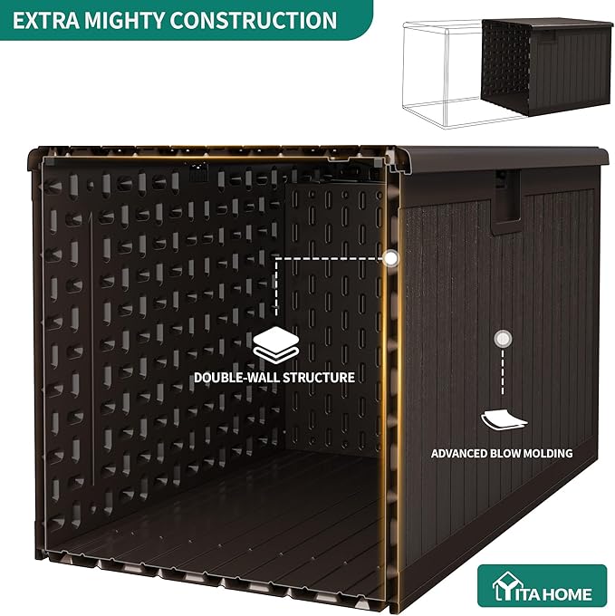 YITAHOME 150 Gallon Large Deck Box - Image 2