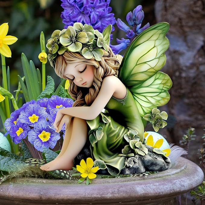 Fairy Garden Stake Decor, Acrylic 2D Garden Fairy Decoration, Fairy Garden - Image 5
