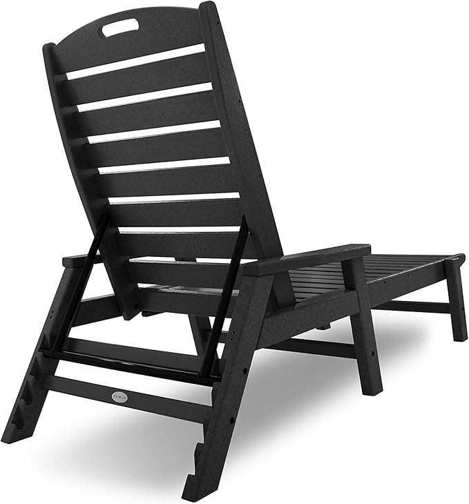 POLYWOOD NCC2280MA-P Nautical Arms Chaise - Image 4