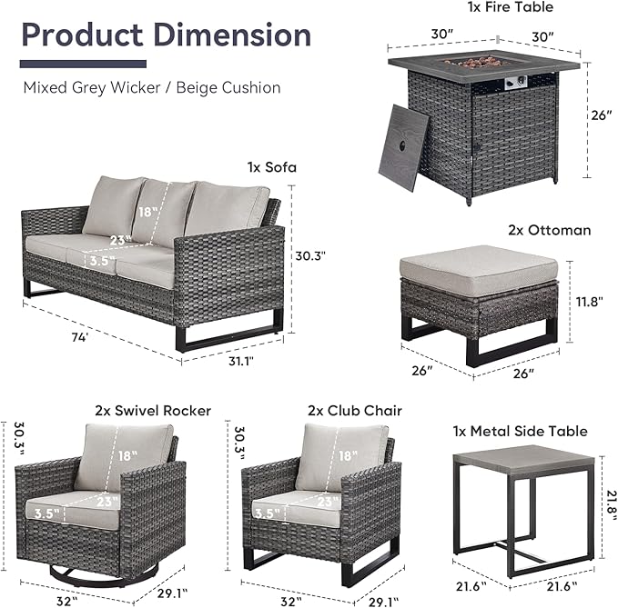 Belord Patio Furniture Set - Image 2