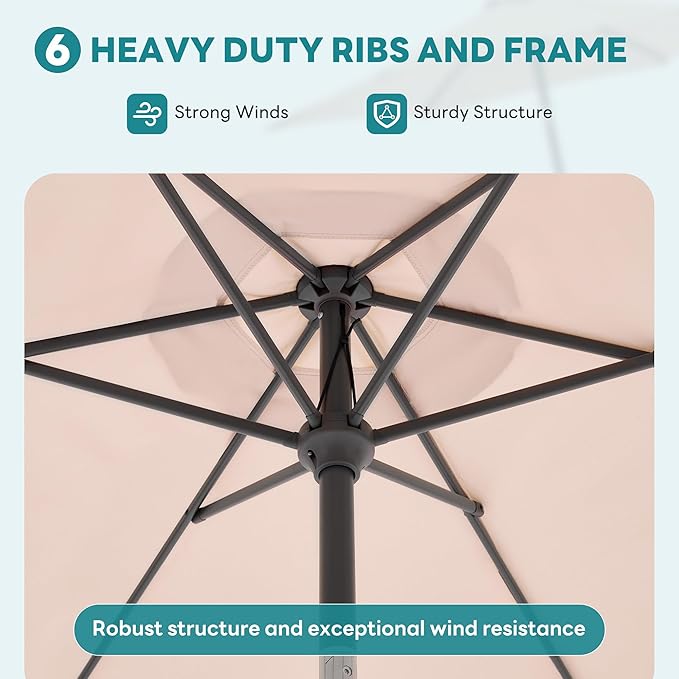 OLIXIS 7.5ft Patio Umbrella - Image 3