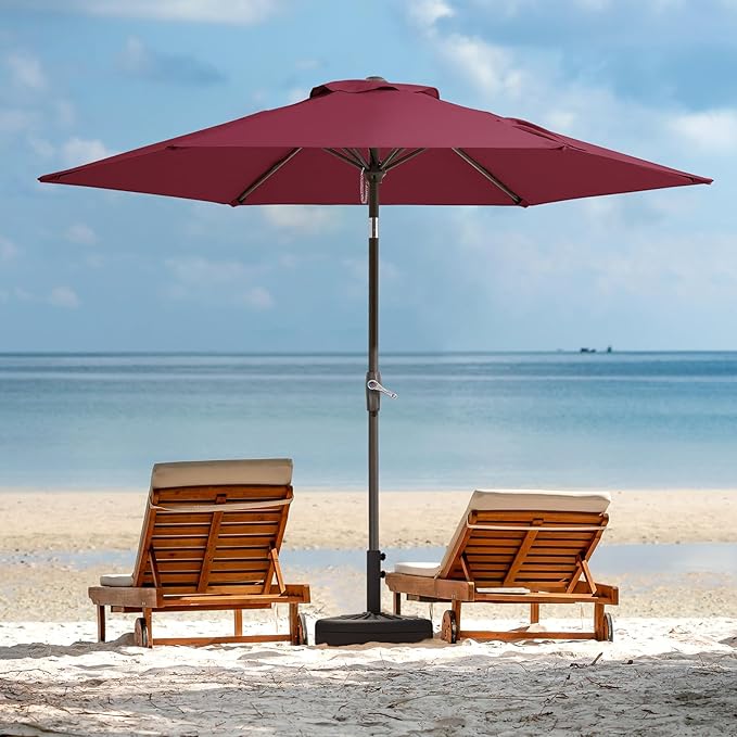 JEAREY 7.5FT Patio Umbrella Market Table Umbrella - Image 7