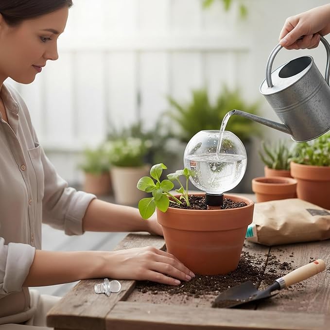 4 Pack 17.5 oz Plant Watering Globes - Image 3