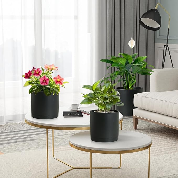 10/8/6 inch Large Deep Plant Pots - Image 7