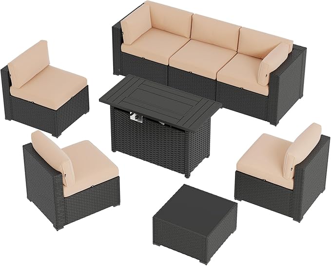 Aoxun 8 Piece Patio Furniture Set - Image 9