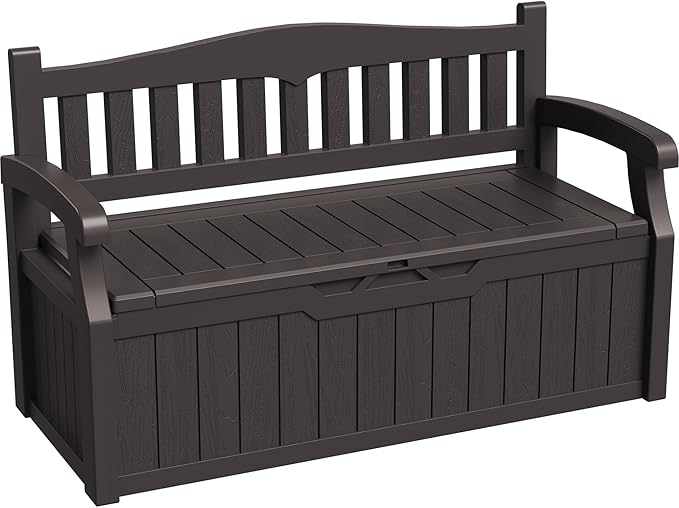 Greesum 80 Gallon Storage Bench Outdoor Deck Box by BuynowfromGreesum