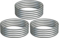 3PCS 3x3x1FT Galvanized Raised Garden Bed Kit, Vegetable Boxes-Round Metal by Yortrek