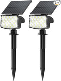 Solar Spot Lights Outdoor, Adjustable Solar Lights Outdoor Waterproof IP65 by MinPea