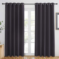 NICETOWN Greyish Purple Blackout Curtains 84 inch Length, Grommet Top Room by NICETOWN