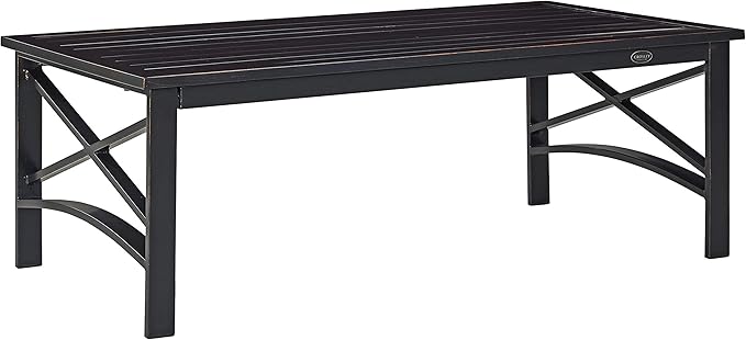 Crosley Furniture Kaplan Weather Resistant Metal Outdoor Coffee Table by CrosleyFurniture