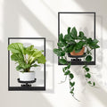 Wall Plant Holder Window Plant Shelves Set of 2, Wall Planters by STORENIZATION