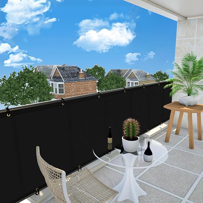 UPGRADE Privacy Screen 3' x 16' Fence Commercial Shade Cover - Image 2