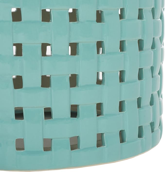 SAFAVIEH Home Collection Sayre Robins Egg Blue Ceramic 18-inch Decorative - Image 6