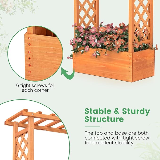 Giantex Set of 2 Raised Garden Bed - Image 6