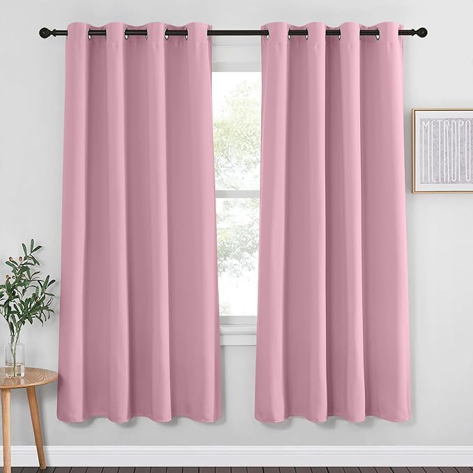 NICETOWN Blackout Curtain Drape 72 inch Long by NICETOWN