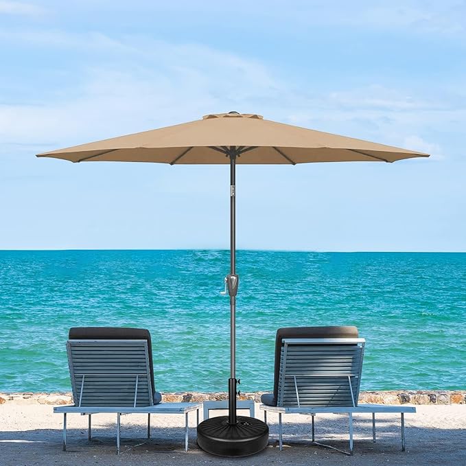 Simple Deluxe 9' Patio Umbrella Outdoor Table Market Yard Umbrella - Image 7