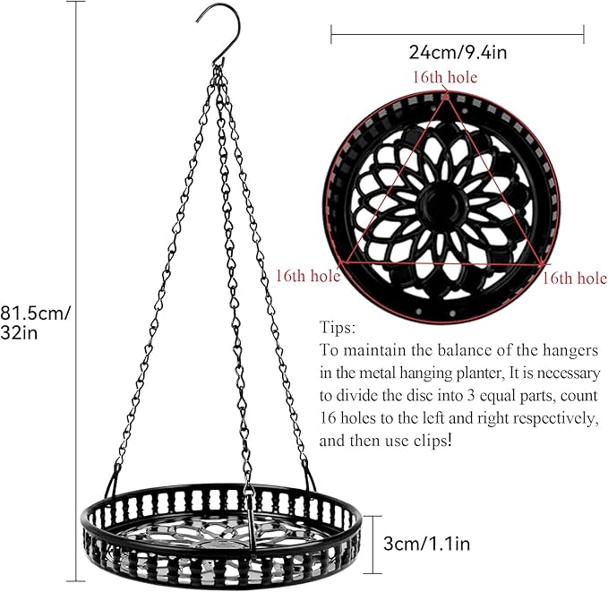 Plant Hanger Indoor Outdoor 3 Pack, Hanging Planter - Image 3