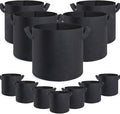 12 Pack 20 Gallon Grow Bags, Premium Fabric Pots 20 Gallon by GROWTNTLLC