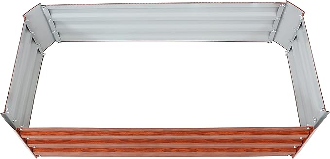 Sunnydaze 11.75" H Raised Metal Garden Bed - Image 9
