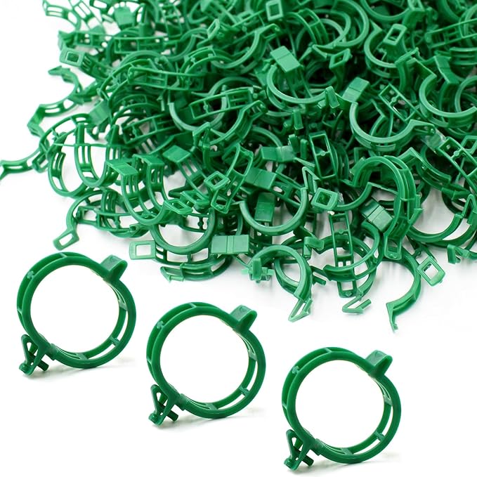 200 Pcs Plant Support Tomato Clips, Garden Clips, Crop Clips by PEOUWNES