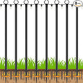 AILBTON 8 Pack 10Ft String Light Poles, Light Poles by AILBTON