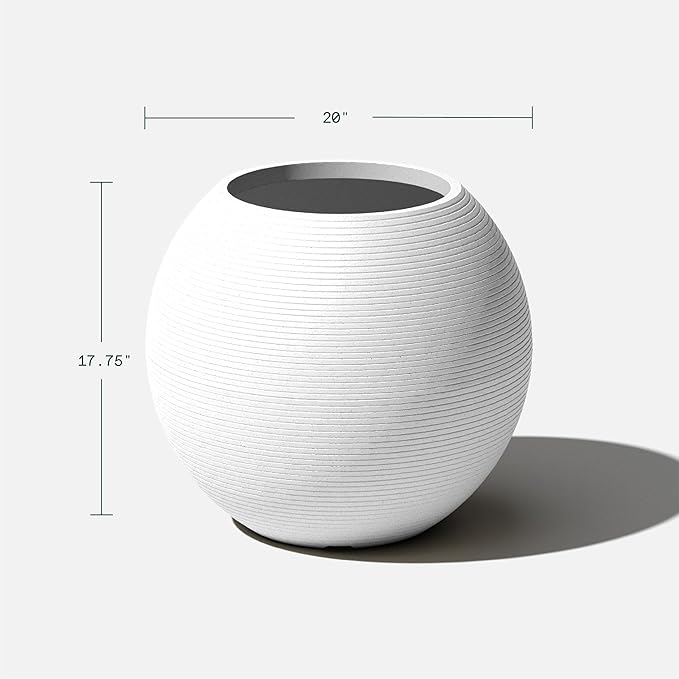 Veradek Strata Series Sphere Round Planter - Image 2