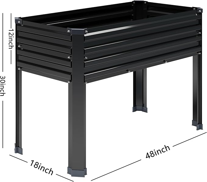 Vengarus Galvanized Raised Garden Bed Outdoor - Image 2
