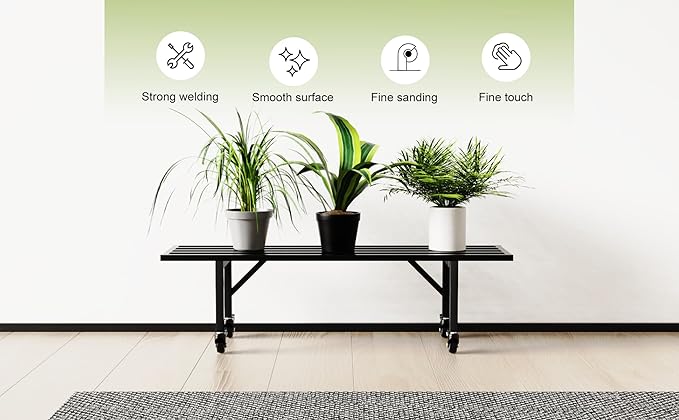 Zhongma One Tier Metal Plant Stand - Image 4