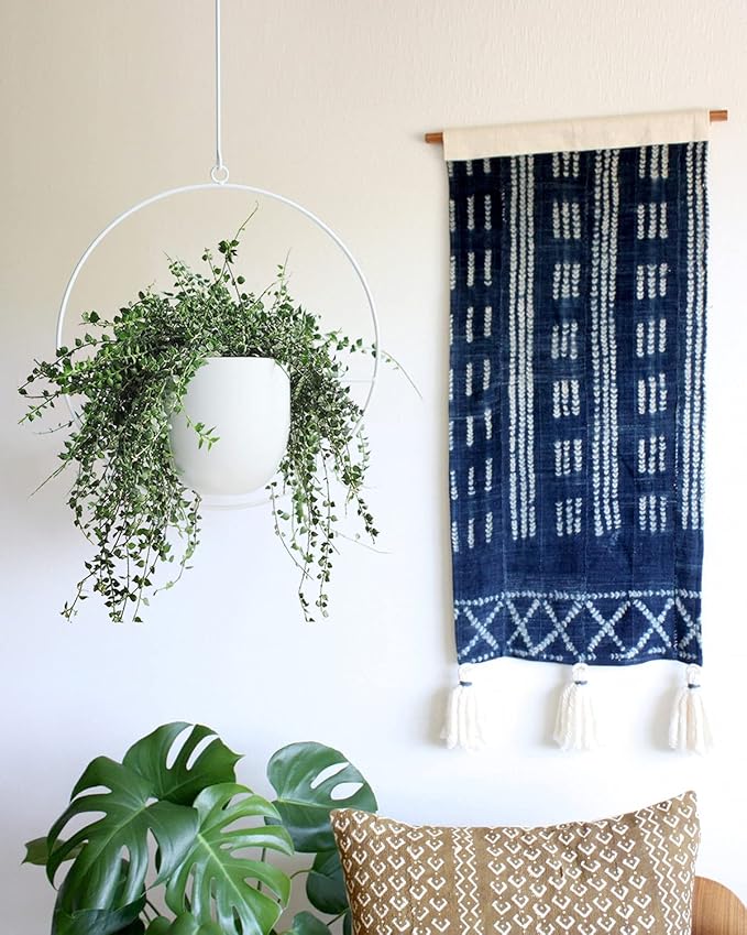 Hanging Planter Indoor Modern Boho Plant Pot Metal Wall and Ceiling Plant Holder - Image 3
