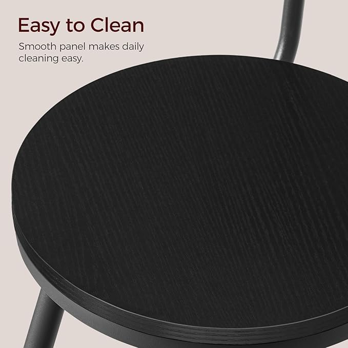 Bar Stools, Metal Frame, Adjustable Feet, Easy Assembly, - Image 5