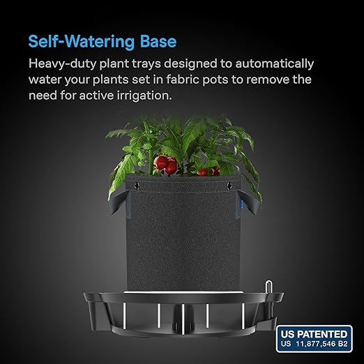 AC Infinity Self-Watering Fabric Pot Base XL, Extra Large Elevated Plant Saucers - Image 2