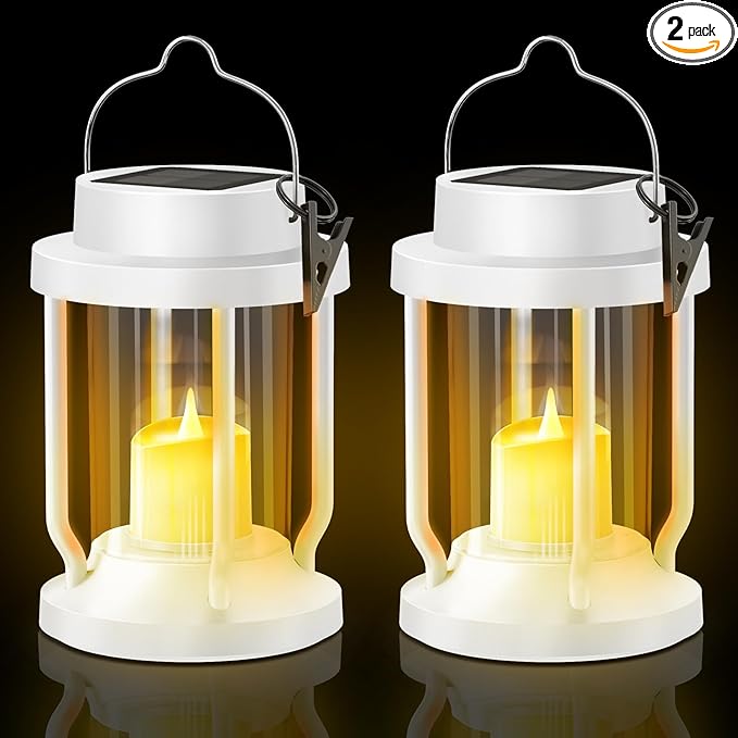 Solar Lantern Outdoor & Indoor Use – Hanging Solar Lights by Unknown