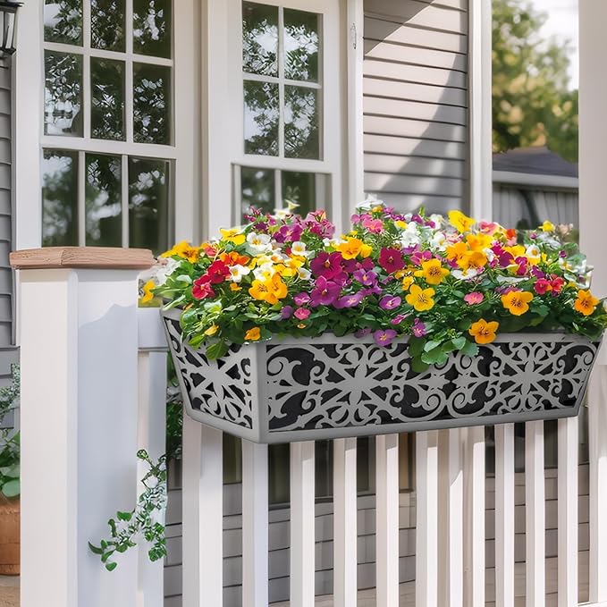 6 Pack 30 Inch Window Boxes Planter - Image 6