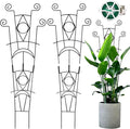 Stackable Metal Trellis for Climbing Plants Outdoor & Indoor by YHTPOUQE