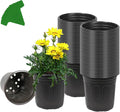60-Packs 1 Gallon-S Flexible Plastic Plant Nursery Pots by Niiiice