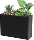 Tall Metal Planter Box for Outdoor Plants 30" L x 12" W x 24" H, Heavy Duty by Unknown