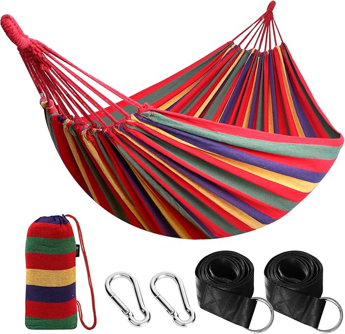 ANYOO Cotton Hammock Portable Camping Hammocks by Anyoo