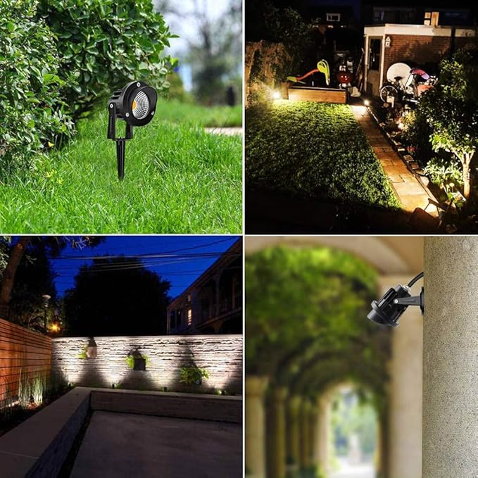 Romwish 120V LED Landscape Lights, 10W 120V Outdoor Landscape Lighting - Image 6