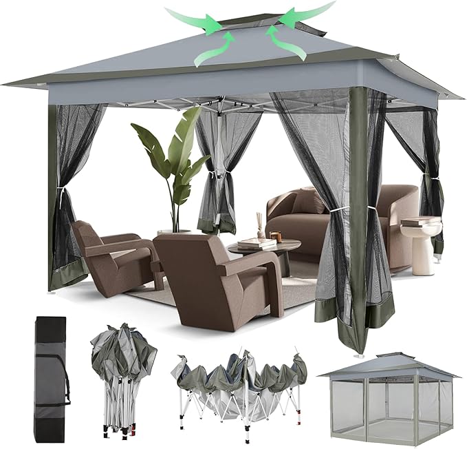 COBIZI 12x12 Pop Up Gazebos On Clearance by COBIZI