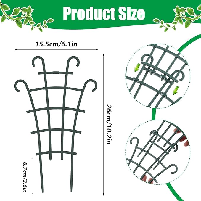 4 Pcs Small Trellis for Potted Plants Plant Trellis Indoor Trellis for Potted - Image 2