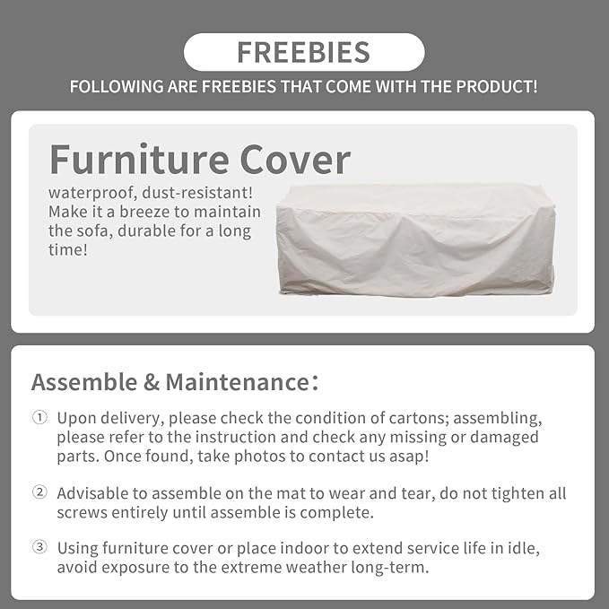 Rattaner 3-Seat Patio Wicker Sofa, Outdoor Rattan Couch Furniture Steel Frame - Image 8