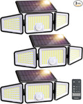 Ensenior Solar Lights Outdoor Motion Sensor, 2600LM 220 LED High Brightness by Ensenior