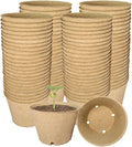 100 Pack 4 Inch Peat Pots, Biodegradable Seed Starter Pots by Unknown