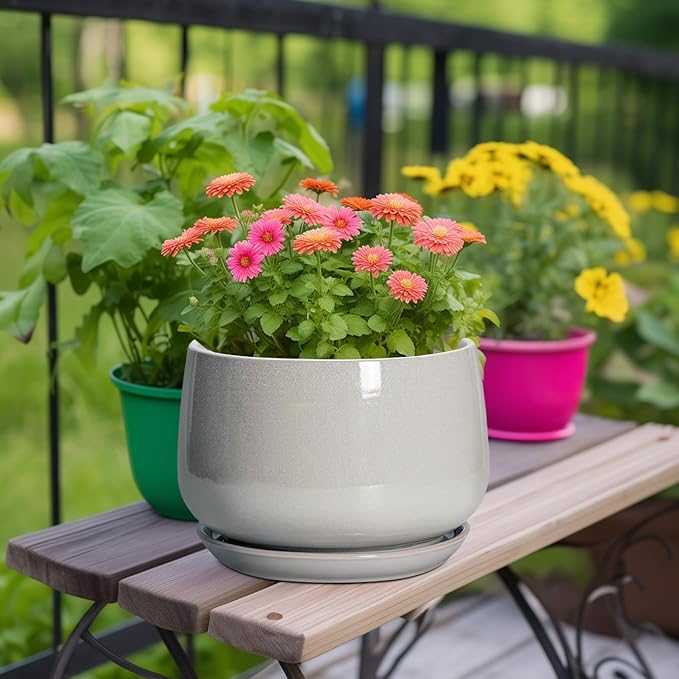 G EPGardening Ceramic Plant Pots - Image 2