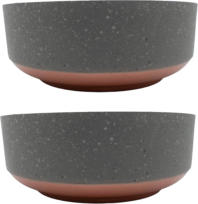 The HC Companies 8 Inch Round Plastic Succulent Capri Bowl Decorative Indoor by TheHCCompanies
