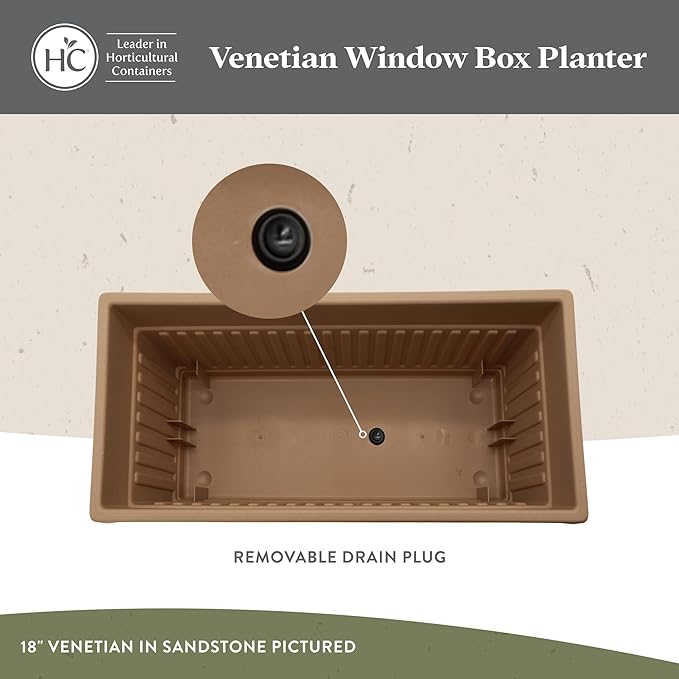 The HC Companies 30 Inch Venetian Window Planter Box - Image 3