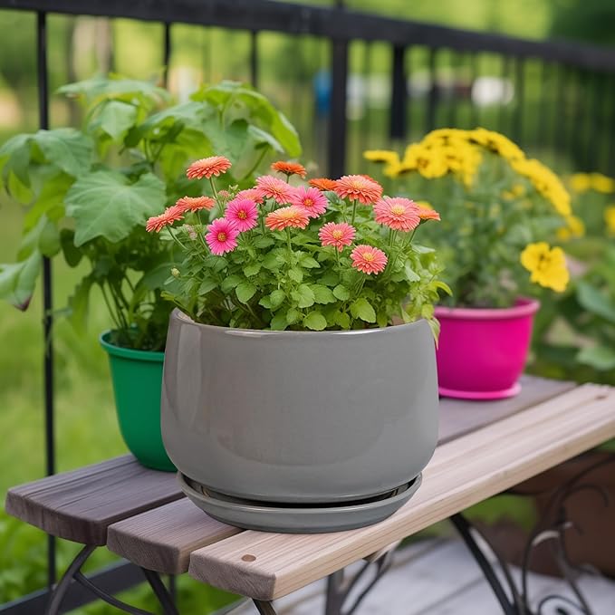 G EPGardening Ceramic Plant Pots - Image 2